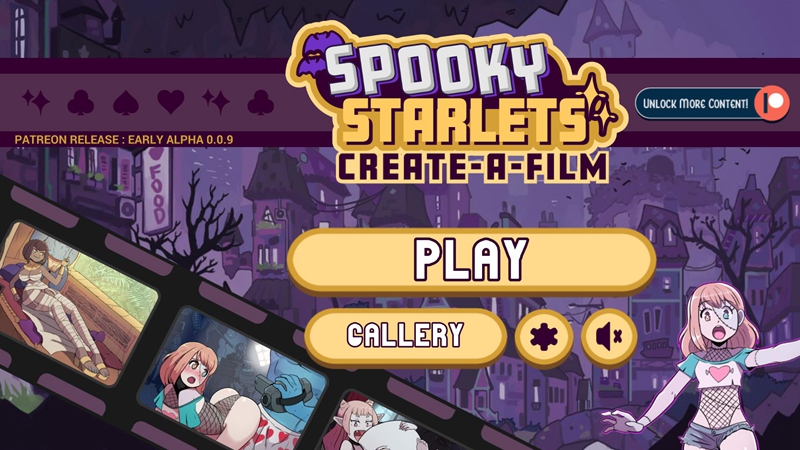 Spooky Starlets: Movie Maker Скриншот 2