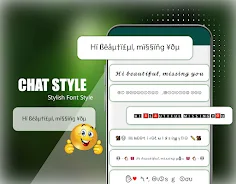 Chat Style - Fonts Keyboard Capture d'écran 3