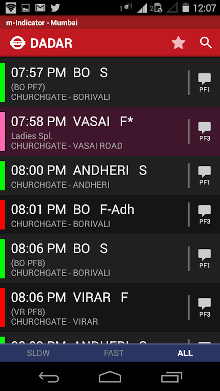 m-Indicator: Mumbai Local ภาพหน้าจอ 3