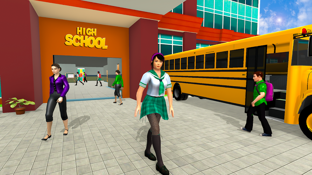 High School Girl Simulator 3D Screenshot 0