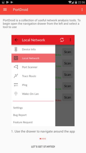 PortDroid Network Analysis 스크린샷 0