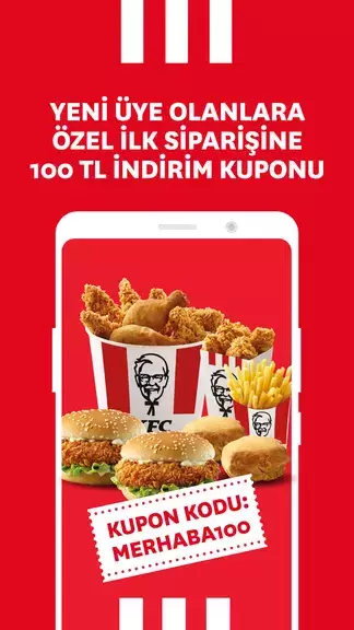 KFC Türkiye – Yemek Siparişi Captura de pantalla 1