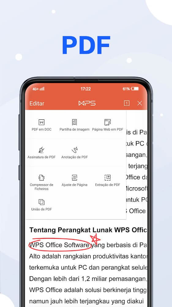 WPS Office Lite Mod ภาพหน้าจอ 1