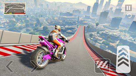 Mega Ramp Stunt Bike Games 3D Screenshot 1