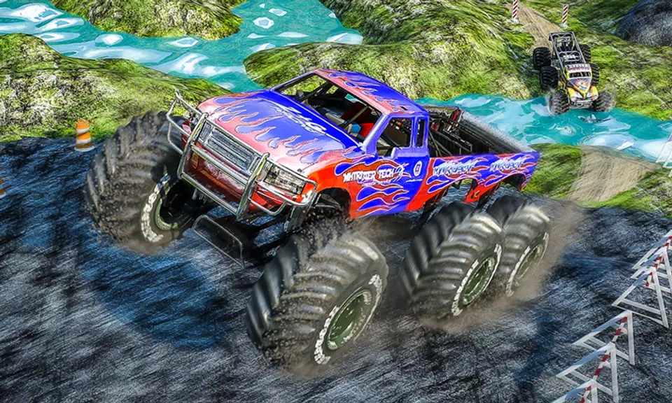 Monster 4x4 Offroad Jeep Stunt Racing 2019 Captura de tela 0