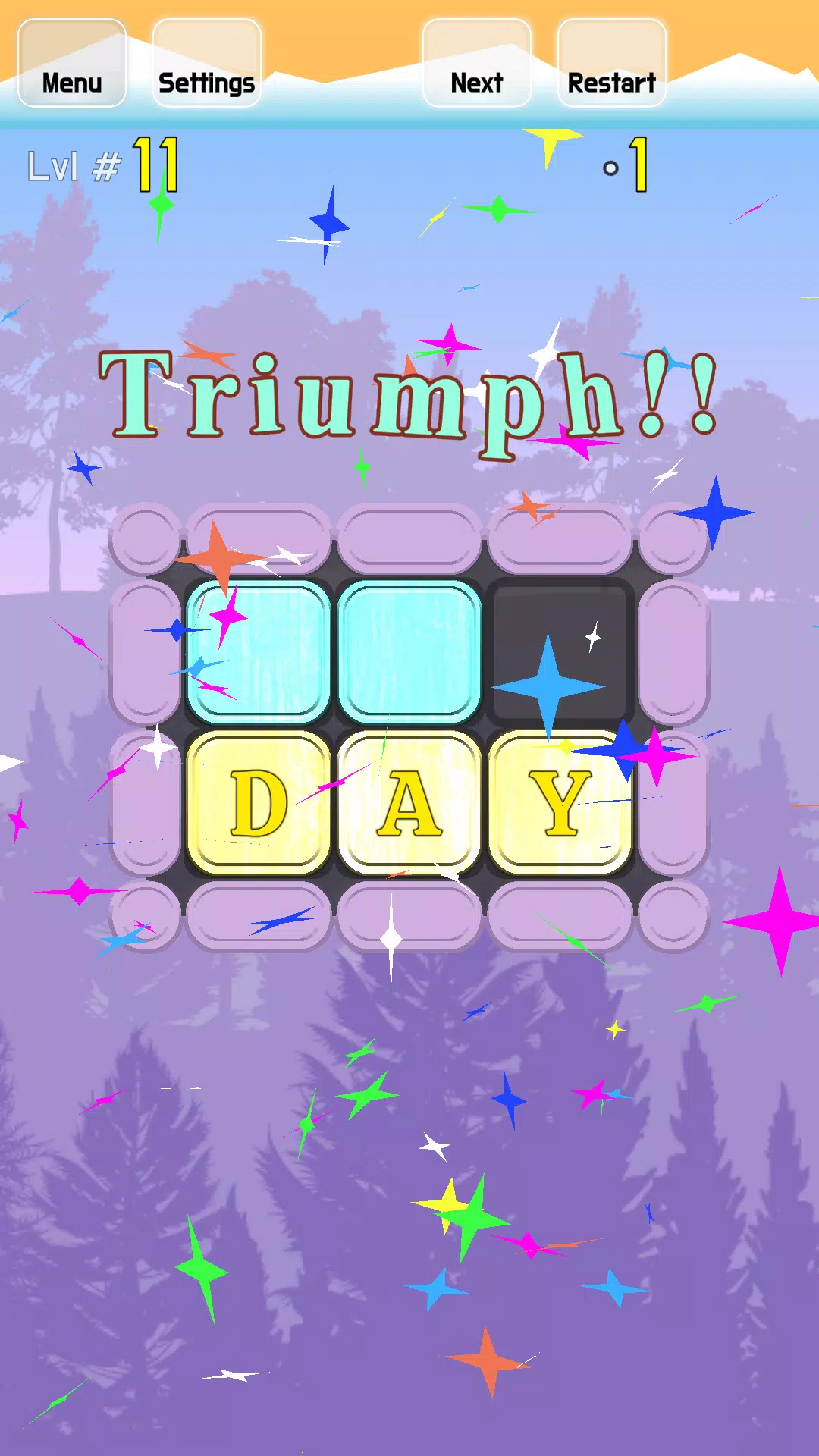 Sliding Words Скриншот 0