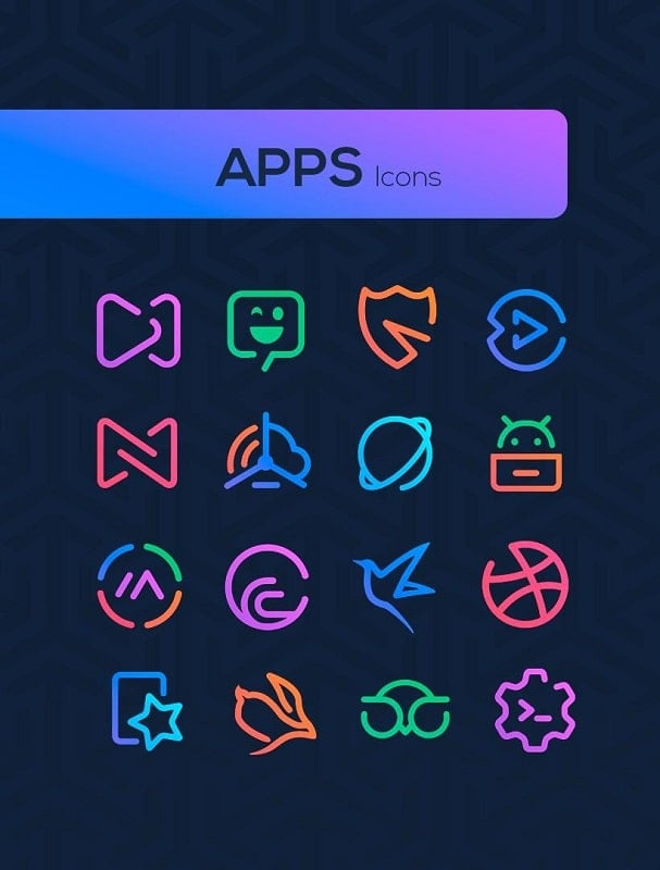 Linebit – Icon Pack Ekran Görüntüsü 1