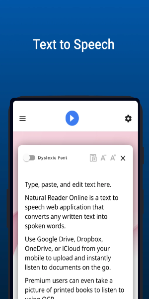 NaturalReader - Text to Speech Скриншот 0