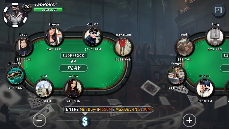 Tap Poker Social Edition Captura de tela 1