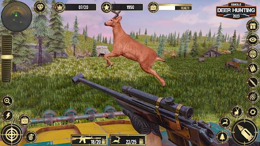 Jungle Deer Hunting Games 3D Captura de tela 0