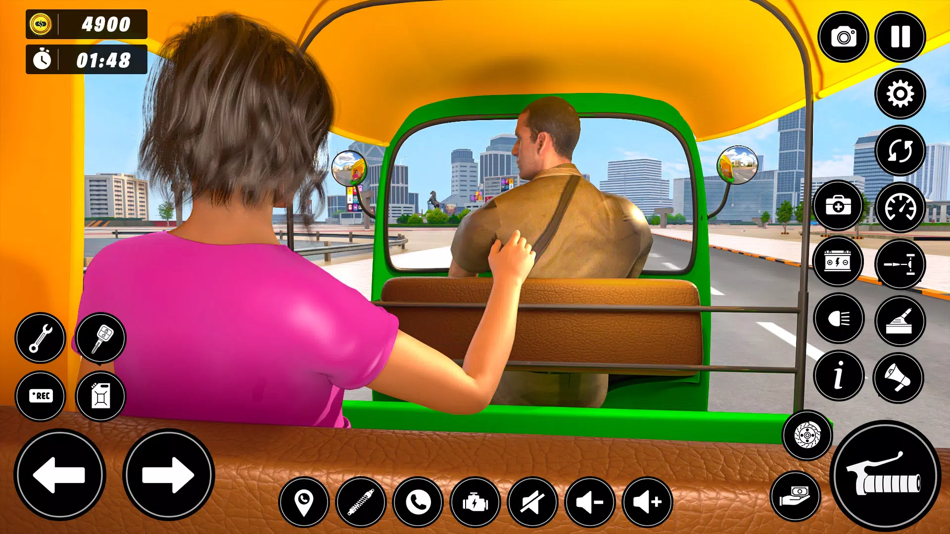 Auto Tuk Tuk Rickshaw Game Screenshot 3