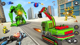 Robot Truck Car Transform Game ဖန်သားပြင်ဓာတ်ပုံ 2