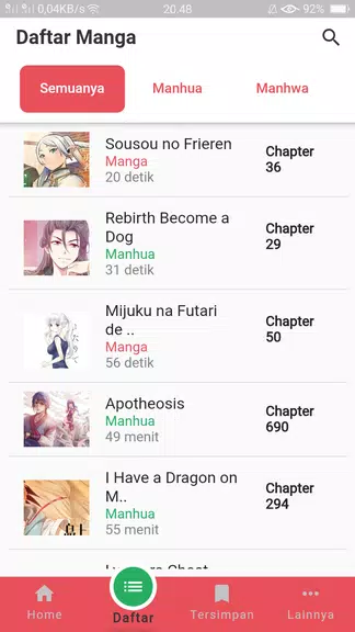 MangaMint - Baca Manga & Komik Bahasa Indonesia スクリーンショット 1