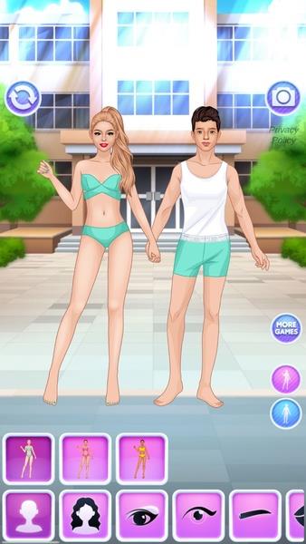 College Girl & Boy Makeover Ảnh chụp màn hình 0