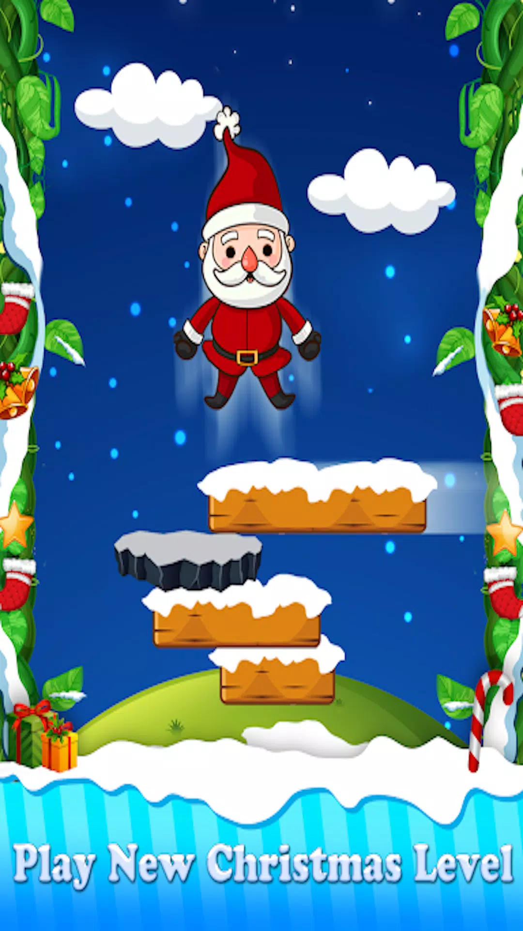 Christmas Game Santa Jump 2024 Ekran Görüntüsü 1