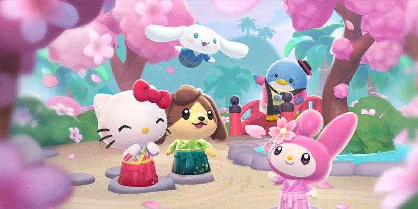 Hello Kitty Island -avontuur nodigt je uit om dit voorjaar in de nieuwste update te koesteren in mooie kersenbloesems