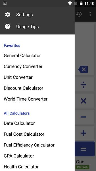 ClevCalc Screenshot 2