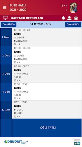 Dersonet Veli Modülü Schermafbeelding 2