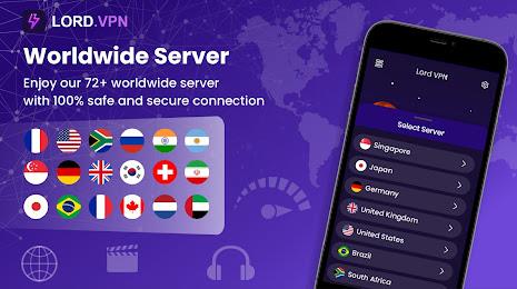 Lord VPN - Fast And Secure スクリーンショット 2