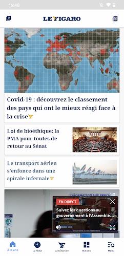 Le Figaro.fr: Actu en direct スクリーンショット 0