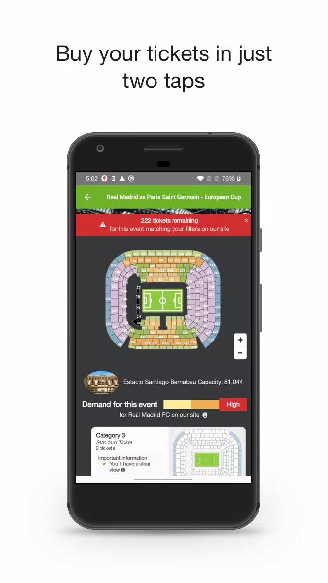 viagogo Tickets Capture d'écran 2