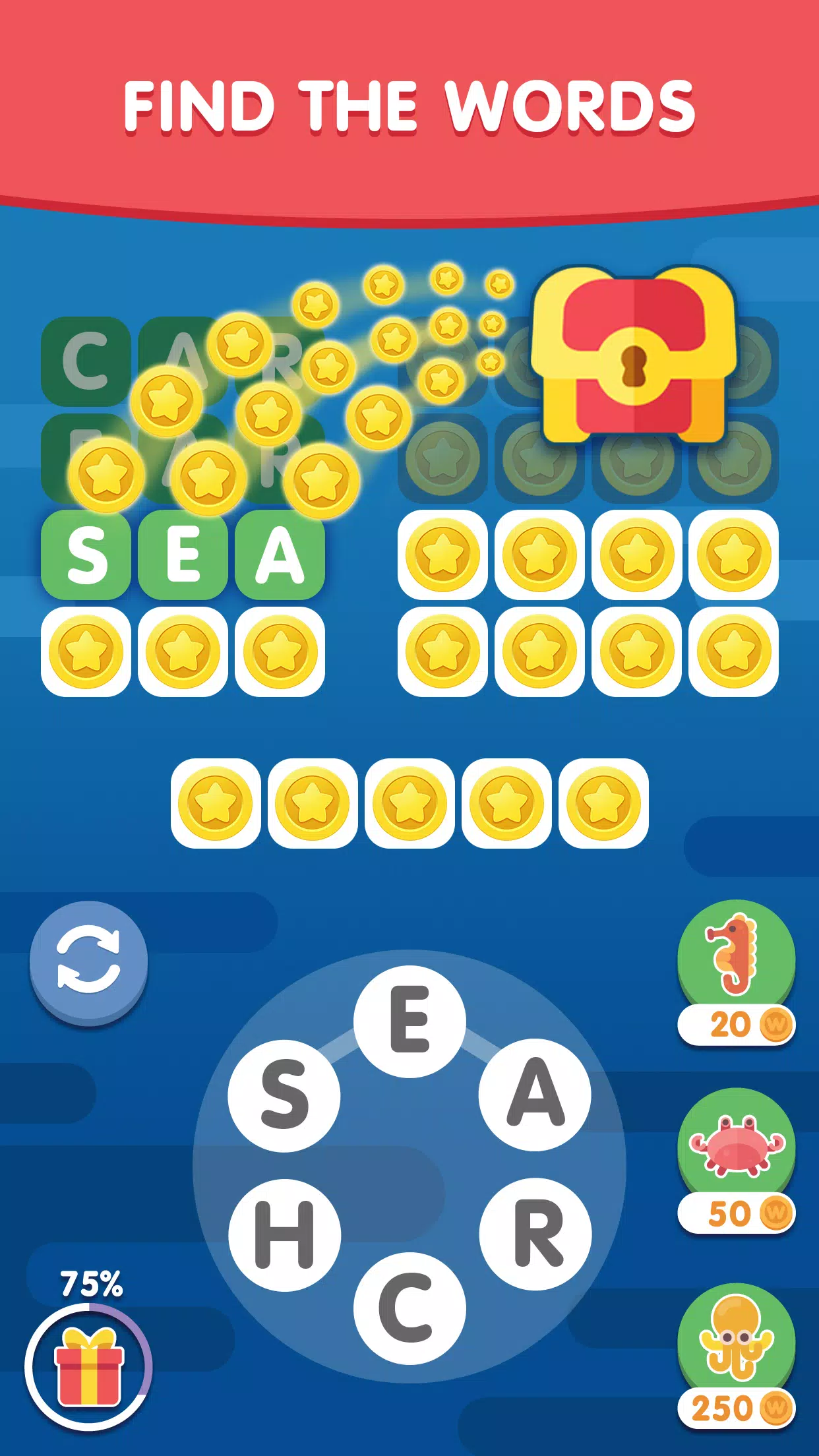Word Search Sea: Word Puzzle Screenshot 0