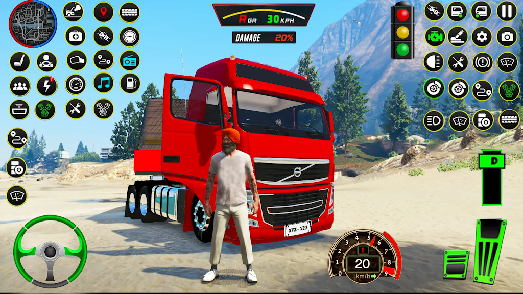 Schermata Real Cargo Truck Driving Games 0