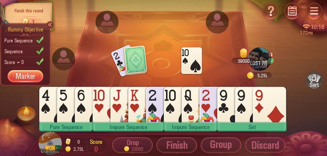 Rummy Plus - Online Indian Rummy應用截圖第0張