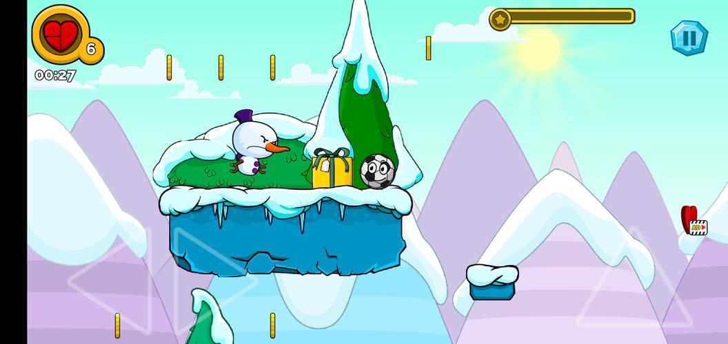 Runner ball 3: winter game Screenshot 2