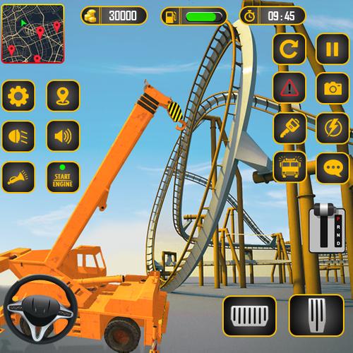 Roller Coaster Builder Game Screenshot 0