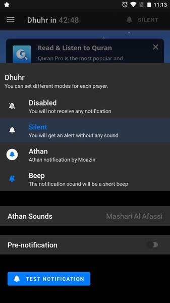 Athan Pro: Muslim Prayer Times Captura de tela 1