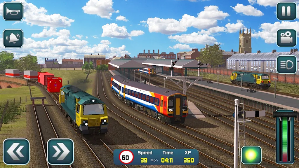 Schermata Euro Train Driver Train Games 3