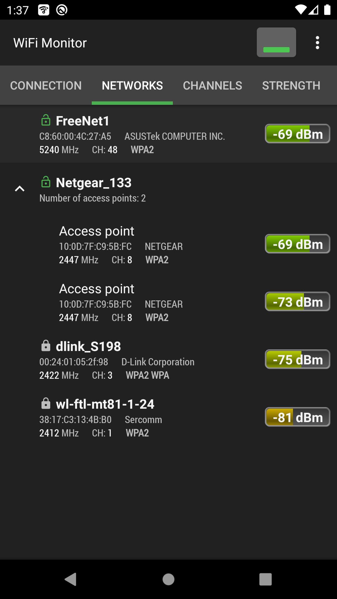 WiFi Monitor: network analyzer Screenshot 2