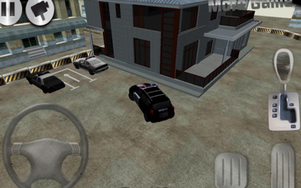 3D police car parking スクリーンショット 2