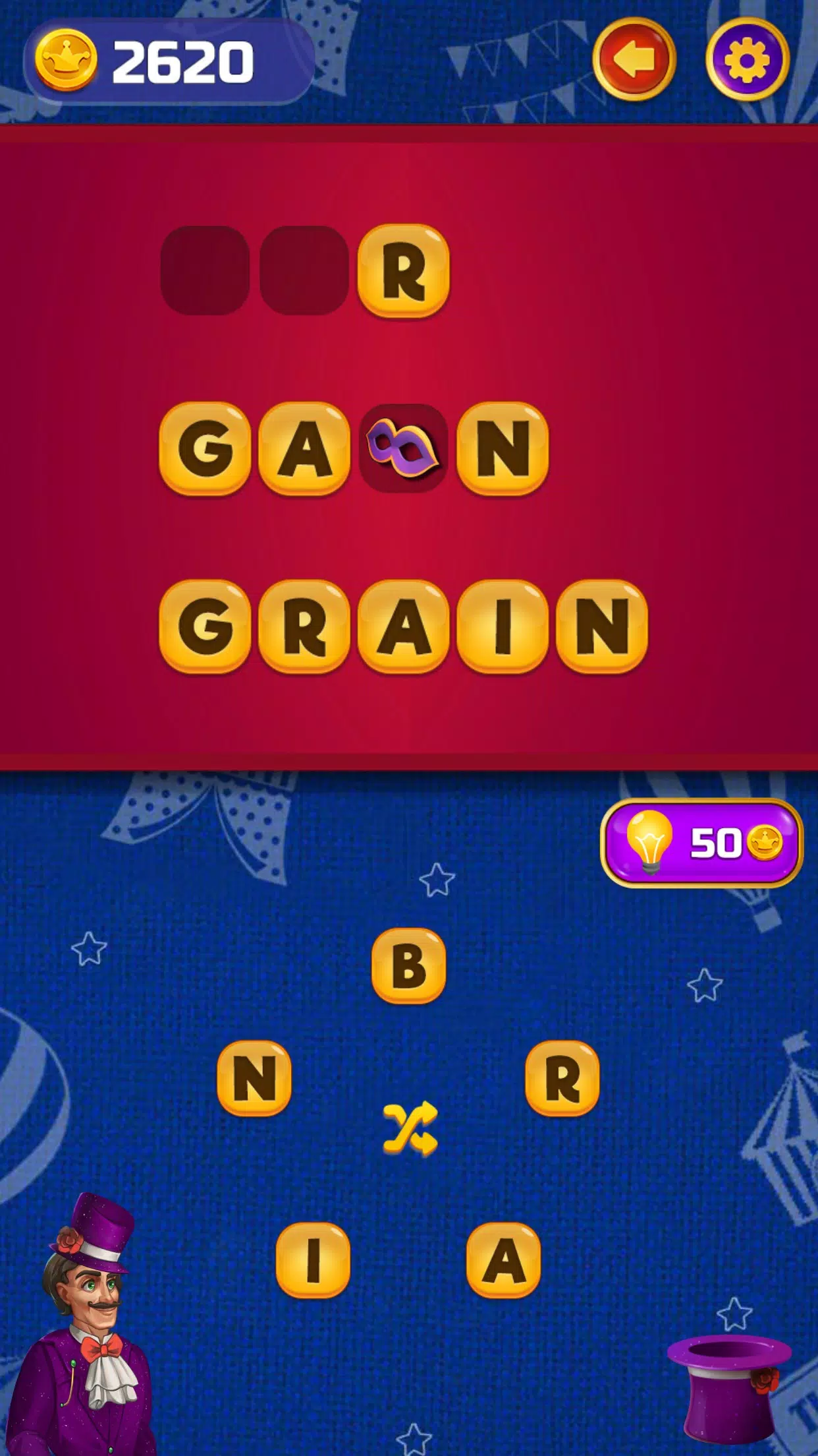 Circus Words: Magic Puzzle Screenshot 3