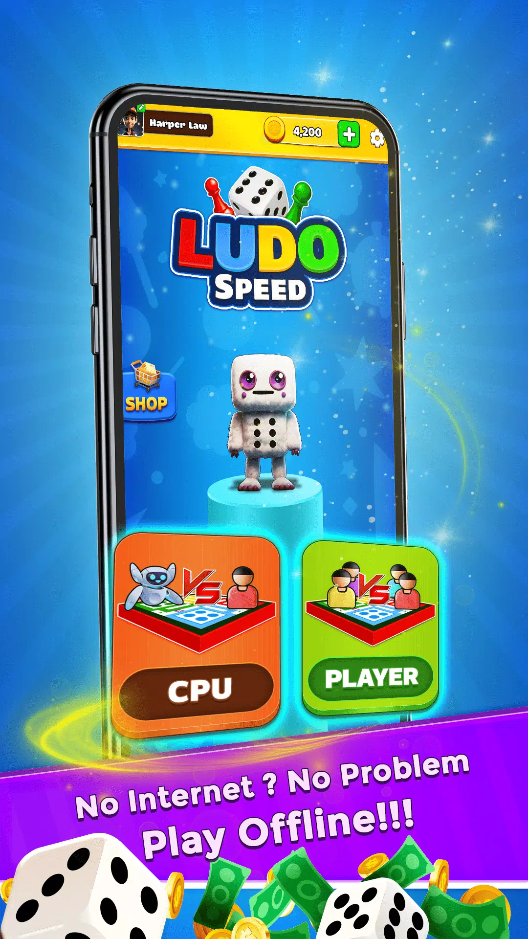 Ludo Speed - Dice Game Fun! Screenshot 2