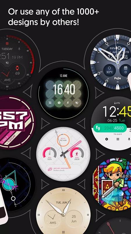 Watch Faces - Pujie - Premium應用截圖第1張