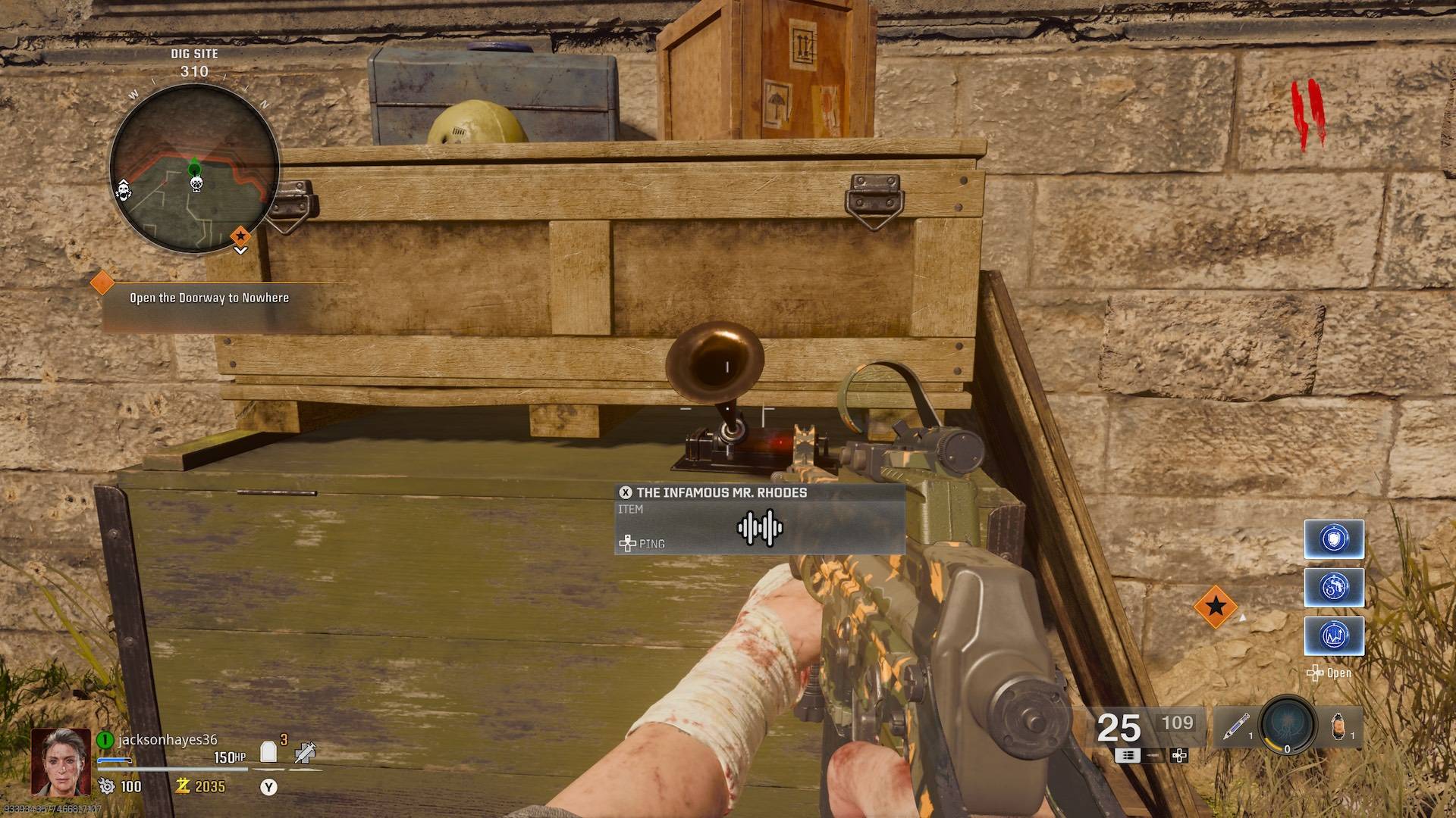 무덤의 오디오 로그 : Black Ops 6 Zombies 위치