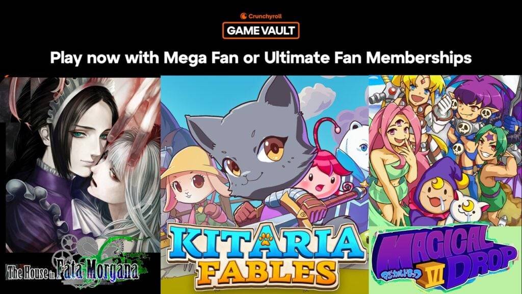 Crunchyroll mở rộng chơi game Android với ba tựa game mới, bao gồm cả ngôi nhà ở Fata Morgana