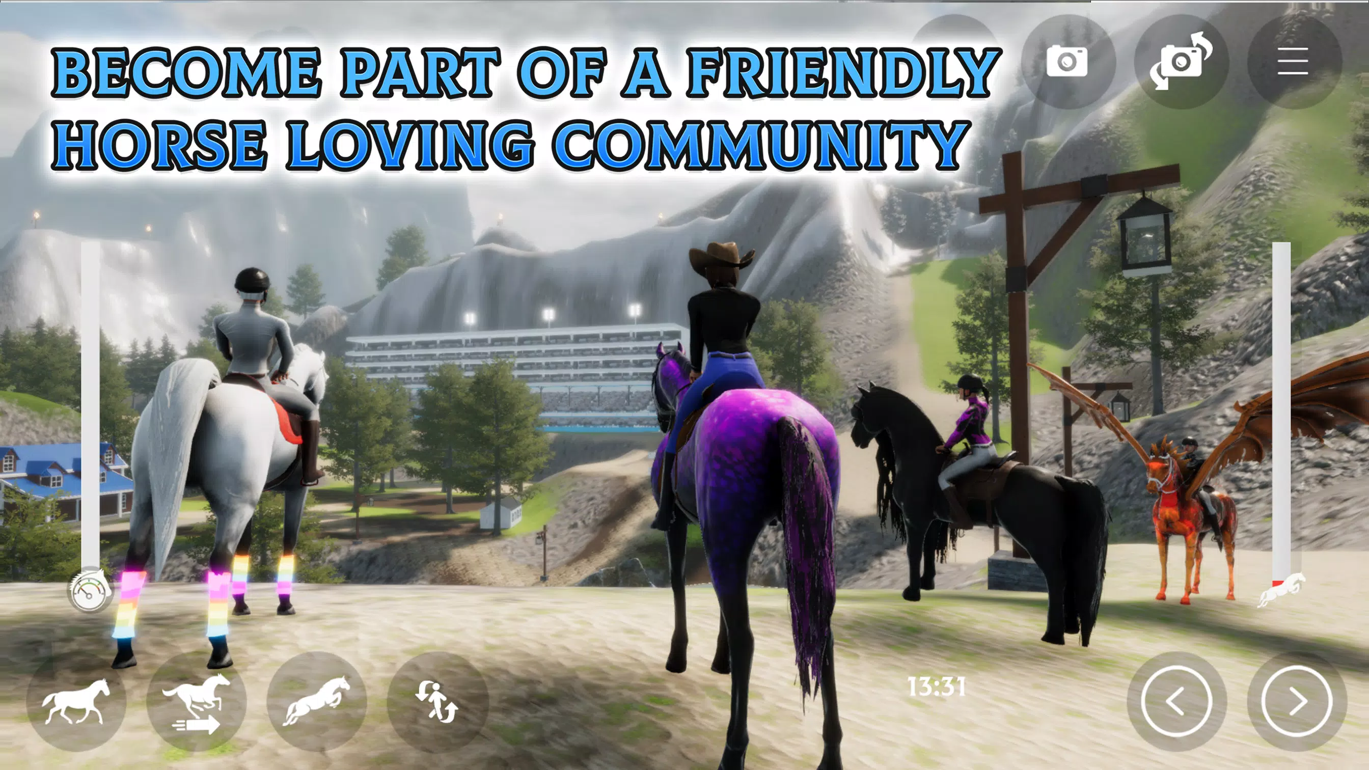 Horse Academy - Equestrian MMO Скриншот 3