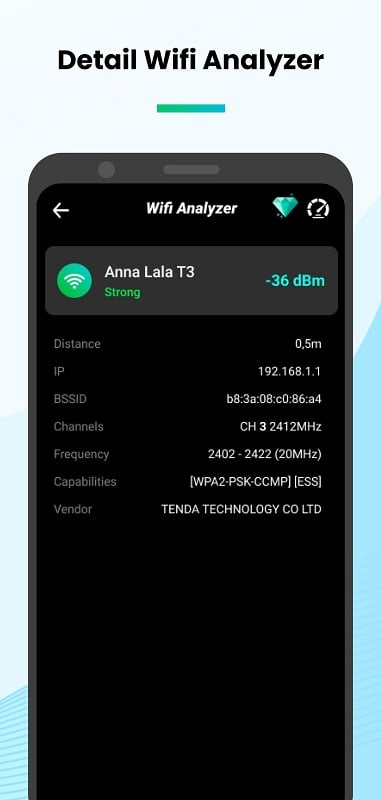 Speed Test & Wifi Analyzer Captura de pantalla 3