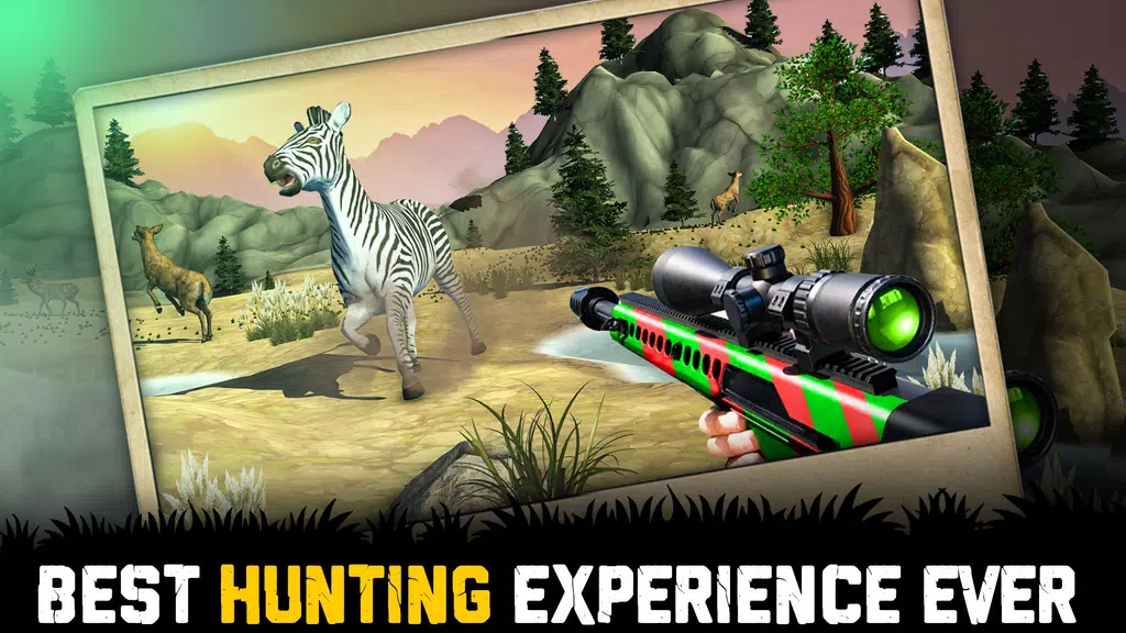 Wild Animal Hunting 3D Offline ภาพหน้าจอ 2