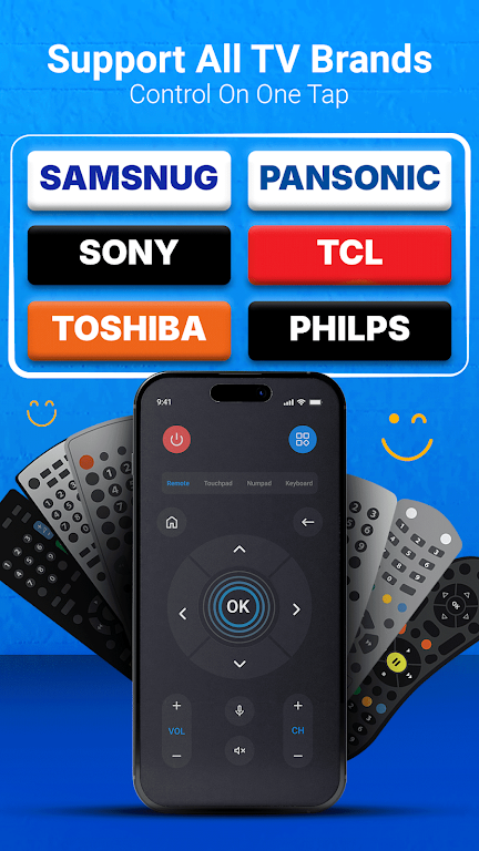 TV Remote Universal-for All TV स्क्रीनशॉट 1