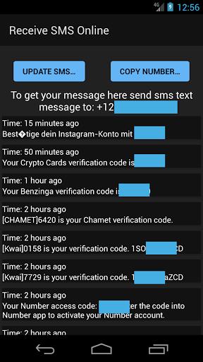 Receive SMS Online Screenshot 2