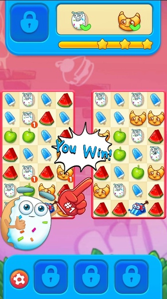 Sugar Heroes - jogo match-3 Captura de tela 3