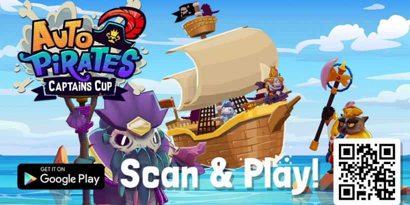 Auto Pirates is a PvP deckbuilding auto-battler with fantasy pirates, coming soon to iOS and Android