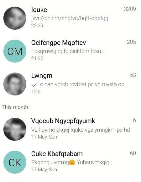 YAATA - SMS/MMS messaging Screenshot 2