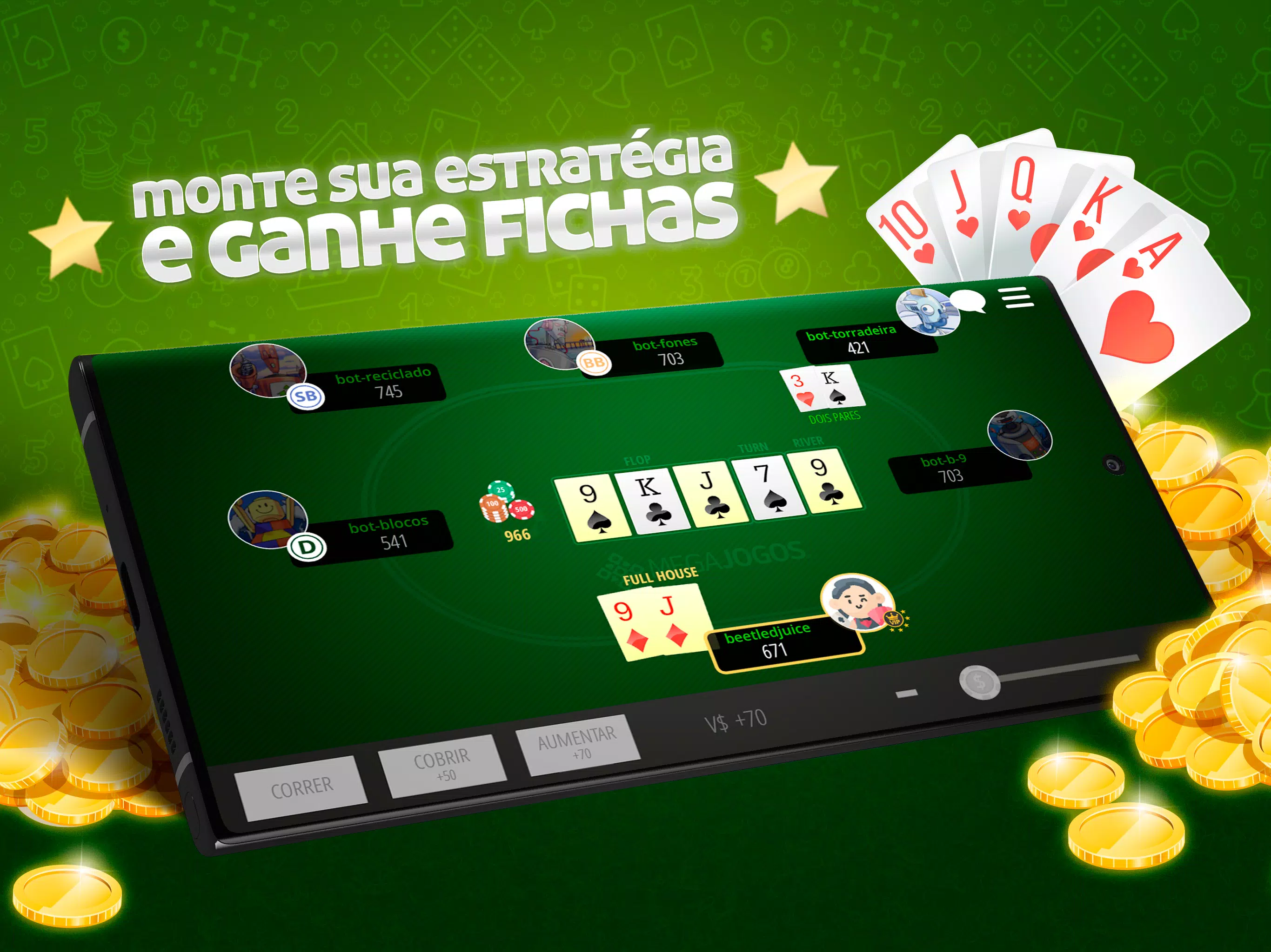 Poker Texas Hold'em Online Captura de tela 3