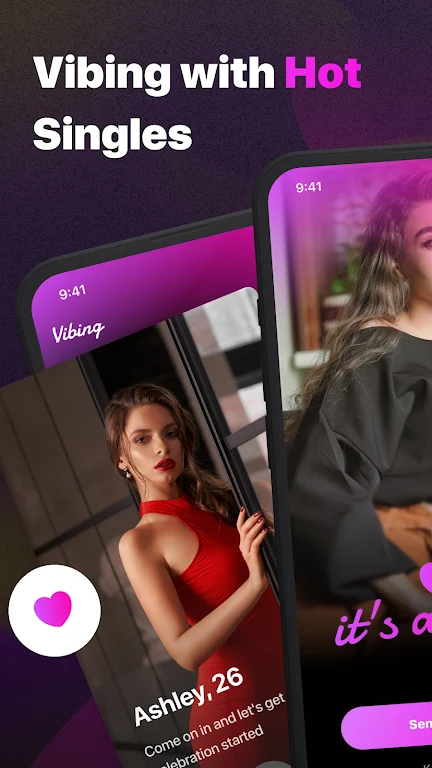 Vibing Dating: Meet, Flirt App Captura de pantalla 2