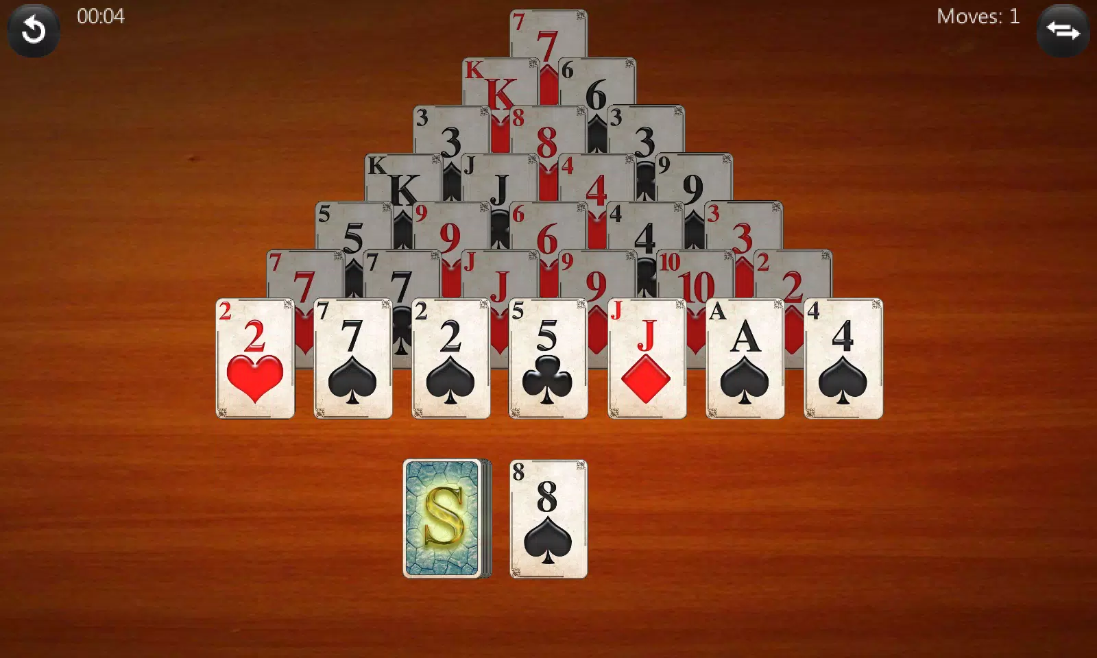 Pyramid Solitaire स्क्रीनशॉट 0